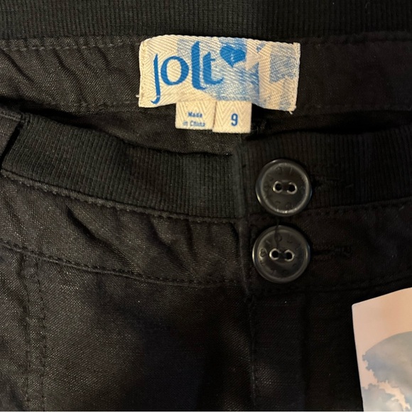 NWT Jolt wide leg black pants juniors size 9 - Picture 6 of 8